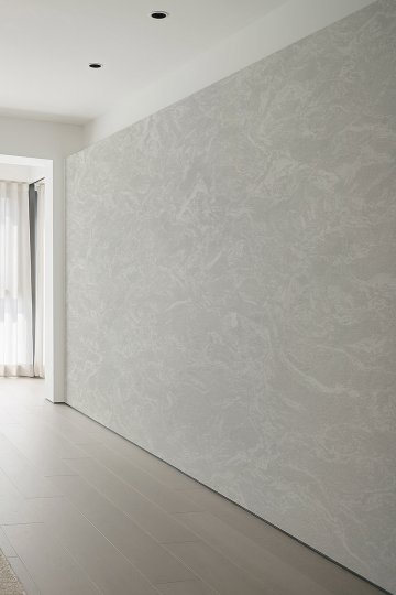 Gri Mermer Görünümlü Tek ParçaTekstil Duvar Kağıdı