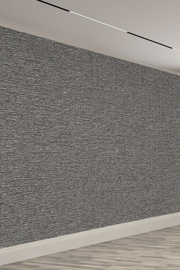 Koyu Gri Minimal Granit Yüzey Dokulu Tek Parça Tekstil Duvar Kağıdı