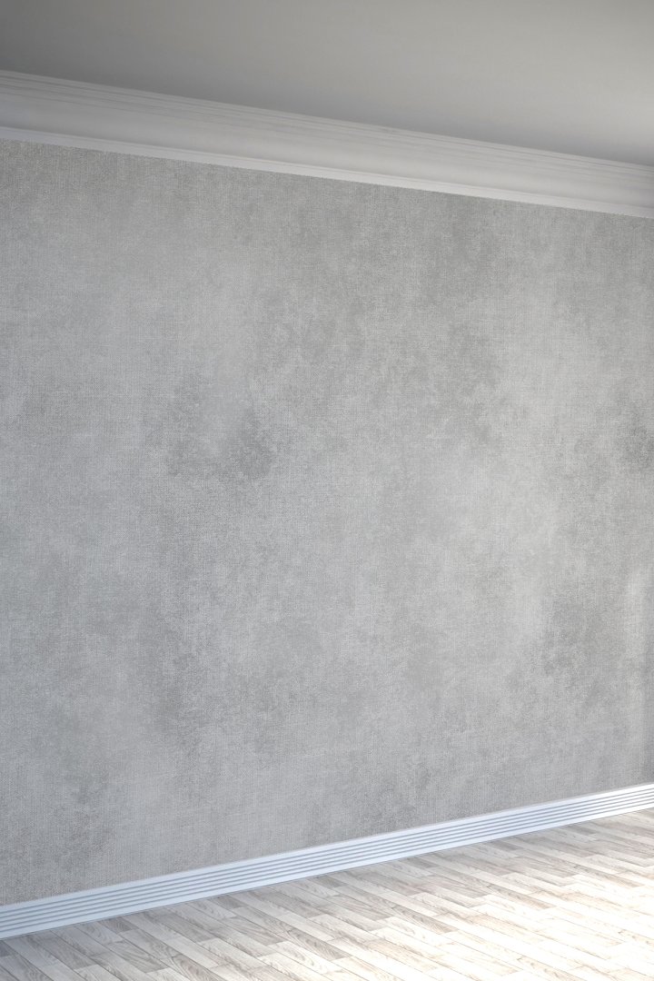 Minimalist Gri Doku Efektli Tek Parça Duvar Kağıdı