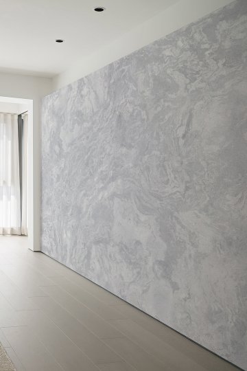 Minimalist Gri Mermer Efektli Tekstil Duvar Kağıdı