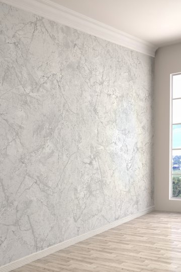 Modern Açık Gri Beton Efektli Tekstil Duvar Kağıdı