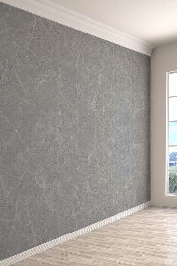Modern Gri Taş Efektli Tek Parça Tekstil Duvar Kağıdı