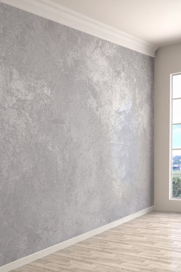 Modern Loft Tarzı Açık Gri Tek Parça Duvar Kağıdı