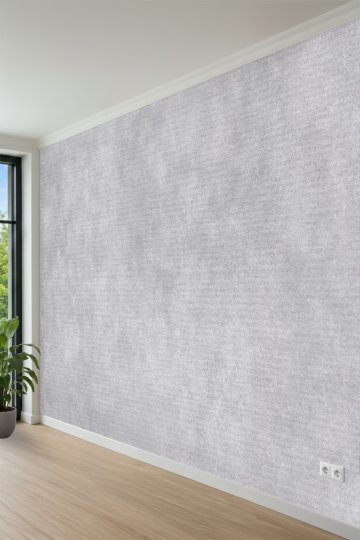 Monokrom Eskitme Sıva, Kumaş Dokulu ve Modern Minimalist Tek Parça Tekstil Duvar Kağıdı küçük görsel 3