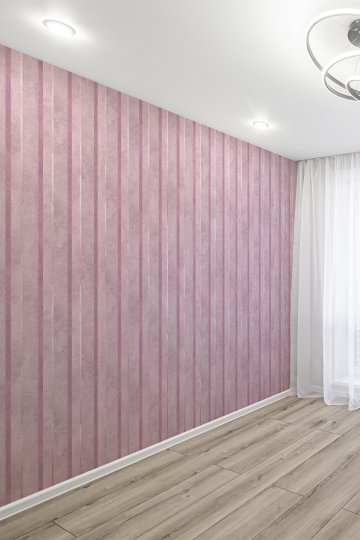 Pembe Çizgili Modern Tekstil Duvar Kağıdı