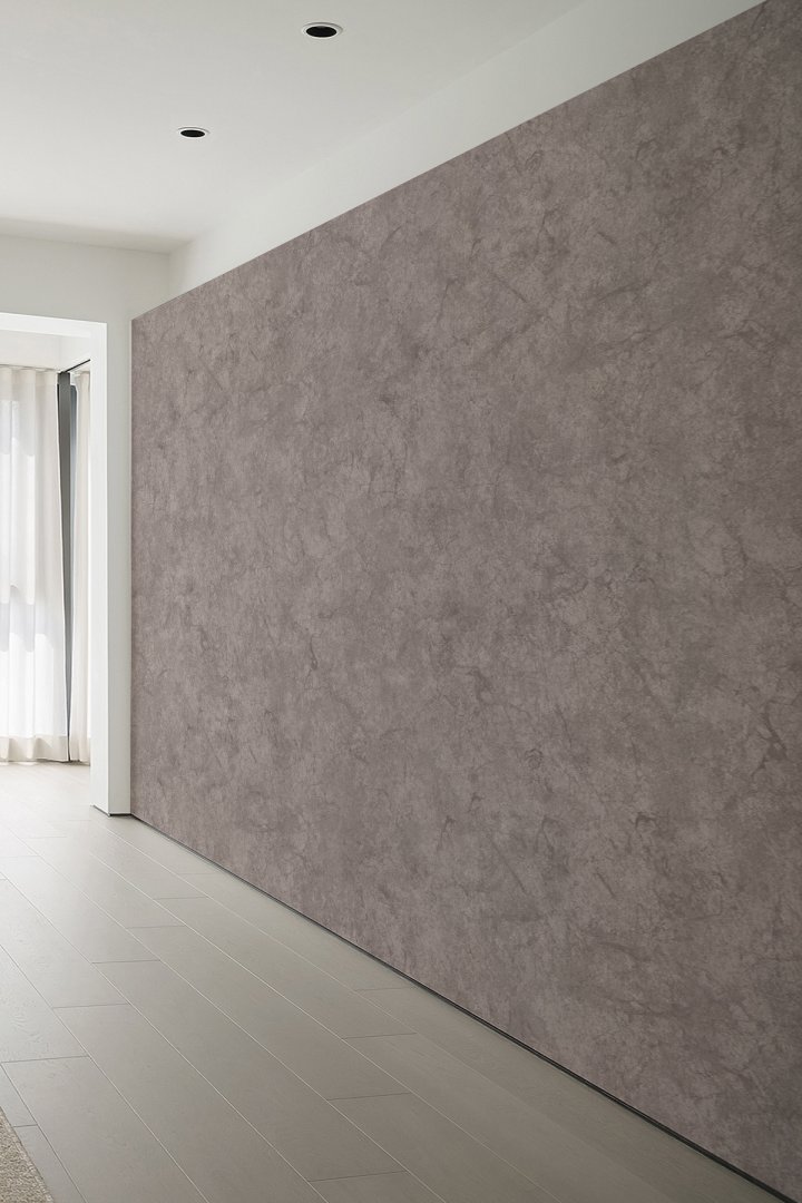 Taupe Beton Dokulu Modern Tekstil Duvar Kağıdı