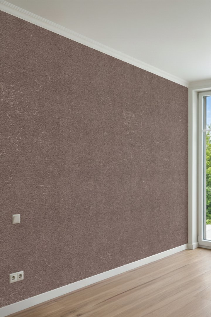 Toprak Tonlarında Eskitme Dokulu Minimalist Tek Parça Tekstil Duvar Kağıdı