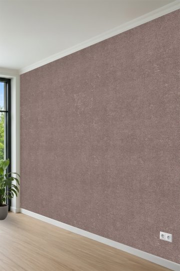Toprak Tonlarında Eskitme Dokulu Minimalist Tek Parça Tekstil Duvar Kağıdı küçük görsel 3