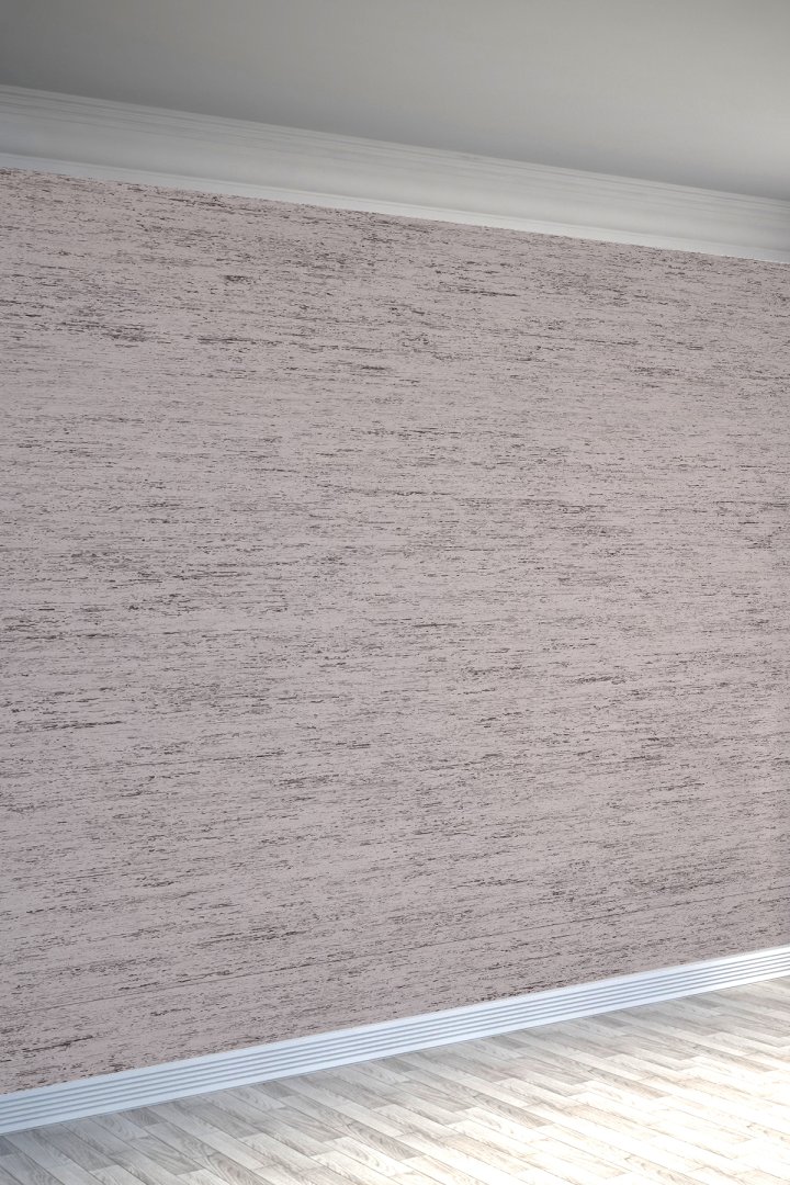 Yatay Dokulu Beton Efektli Modern Tekstil Duvar Kağıdı