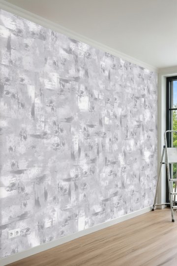 Zamansız Fırça Dokulu Modern Tekstil Duvar Kağıdı mw 